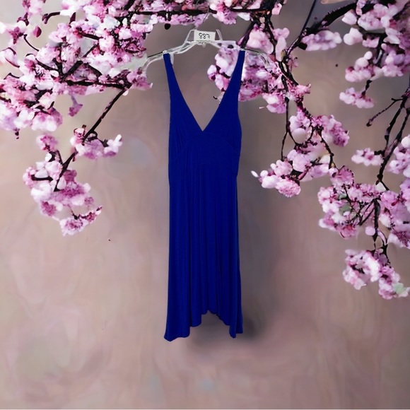 PRE LOVED BLUE DRESS - Picture 1 of 2